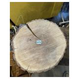 SLICED WOOD DISPLAY 15"L 2"H