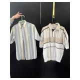 CLASSICS PALM LAND SZ L SHIRT WITH BANDED WAIST,