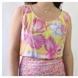 90s Escada Silk Floral Tank Measurements taken