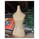BURLAP JEWELRY MANNEQUIN 24" TALL