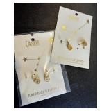 Zodiac Huggie Hoops + Star Studs Set - Cancer
