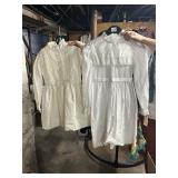 VINTAGE WHITE LACY GIRLS DRESSES 32