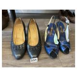 VINTAGE BOTTEGA VENETA  WOVEN PUMPS AND BRUNO