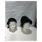 VINTAGE BROWN VELVET MR. JOHN JR HAT AND