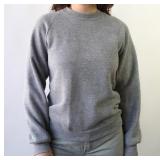 90S GRAY BLANK SWEATSHIRT Measurements taken