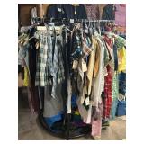 PIPE STYLE HALF ROUND RACK 56"HX37"W