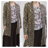 Y2K Space Dye Long Open Cardigan Measurements