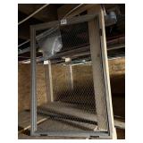 CHICKEN WIRE JEWELRY DISPLAY W/ HOOKS 25"LX16.5"W