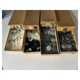 VINTAGE BUTTONS 4 BOXES