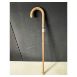 SILVER WRAPPED BAND CANE 31"