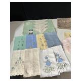 IMPERIAL NAPKINS & PLACE MATS, EMBROIDERED TEA