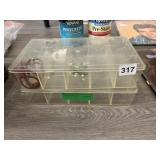 SEGMENTED JEWELRY CASES ONE INCLUDES JEWELRY