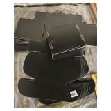 13 BLACK SHIPPING BOXES 7X6 X3