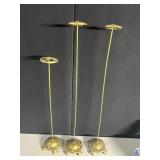 THREE VINTAGE HAT HOLDERS