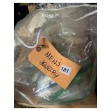 BAG OF VINTAGE MENS ACCESSORIES CUFFLINKS, TIE