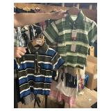 LOT OF 2 - DEADSTOCK VINTAGE BOYS POLO SHIRTS