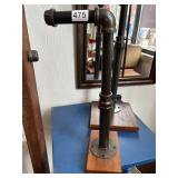 TABLETOP PIPE DISPLAY ADJUSTABLE HEIGHT 17"H 6"W