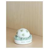 TONGUE & CHEEK FROG FIGURINE AND RUSSIAN CARVED