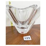 ORREFORS SWEDEN BOWL 6" H X 8" D LOOKS UNUSED HAS