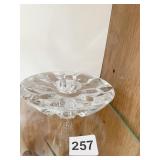 MILLER ROGASKA CRYSTAL CANDLESTICK 6 INCH