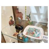 ASSORTED DUCK, HUMMINGBIRD ETC.