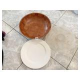 RANMARU JAPAN SERVING PLATTER WHITE IRON STONE