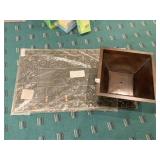 NEW WELCOME MAT AND METAL PLANTER