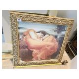 FLAMING JUNE BY F. LEIGHTON PRINT 23" X 23" IN