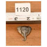 STERLING SILVER ELEPHANT PIN