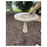CEMENT BIRDBATH