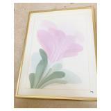 FLORAL PICTURE SIGNED BY DON BOWMAN 31" X 41"