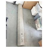 CEMENT CURB IDEAL FOR GARAGE TO STOP CAR