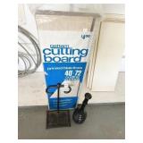 FIREPLACE TOOL HOLDER, CUTTING SURFACE, PLUNGER