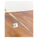 TIFFANY STERLING LETTER OPENER 1.56 OZT