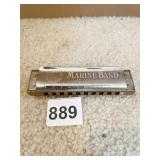 MARINE BAND M HOHNER HARMONICA 4.5"