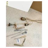 WATCH FOB, PROTRACTOR, LADY HED, AIR FORCE