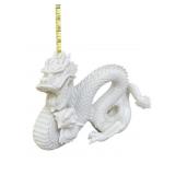 PORCELAIN DRAGON 7" H X 10" W - MARKED JAPAN