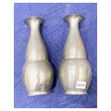 PEWTER VASES