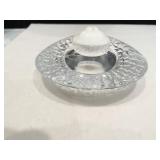 ORREFORS FOR CANDLE HOLDER 5 1/2 INCH DIAMETER