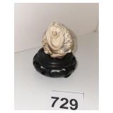 YAWNING NETSUKE ON STAND 1.5" H + STAND