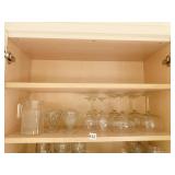 RED WINE GLASSES 4 LARGE, 3 WHITE WINE GLASSES