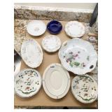 OISEAUX DE PARADISE GIEN FRANCE PLATE, LIMOGE