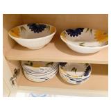 MAXAM ITALY 10 PLATES, 4 LARGE IRVING BALL, ONE