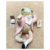 EDEN MR. JEREMY FISHER STUFFED TOY WITH ORIGINAL