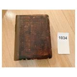 THE IMITATION OF CHRIST 1879 LEATHER BOUND BIBLE