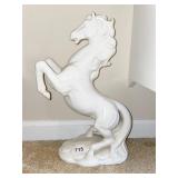 MCM HORSE GLAZED FIGURE STANDING 17" H