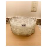 11 SNACK PLATES NO CUPS