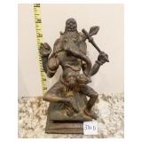 SEATED GANESHA STATUE 8"H