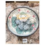 HEDI SCHOOP ORIGINAL PLATE - SMALL KNICK ON EDGE