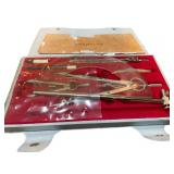 TARCO NUMBER 3687 DRAFTING SET IN CASE COMPLETE